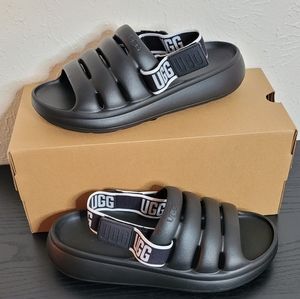 Brand New with Box- Womens UGG Sport Yeah Slide Sandal - Black Size 9
